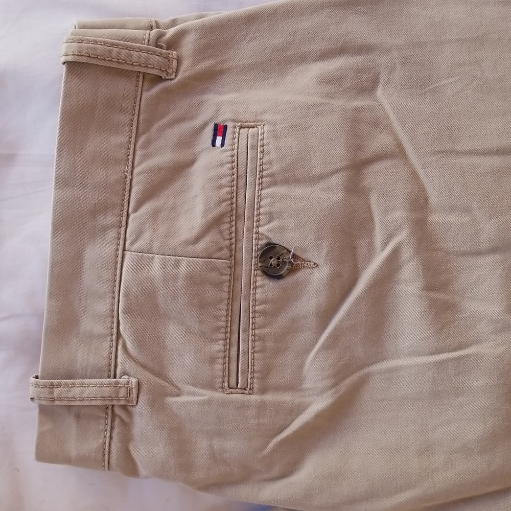 Men's Tommy Hilfiger Khaki Dress Casual Pants 34x34 - Picture 6 of 7